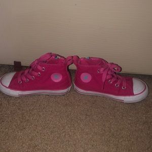 Pink Converse sneakers